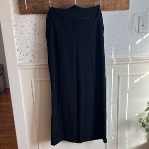 le chateau Black Wide Leg Dress Pants